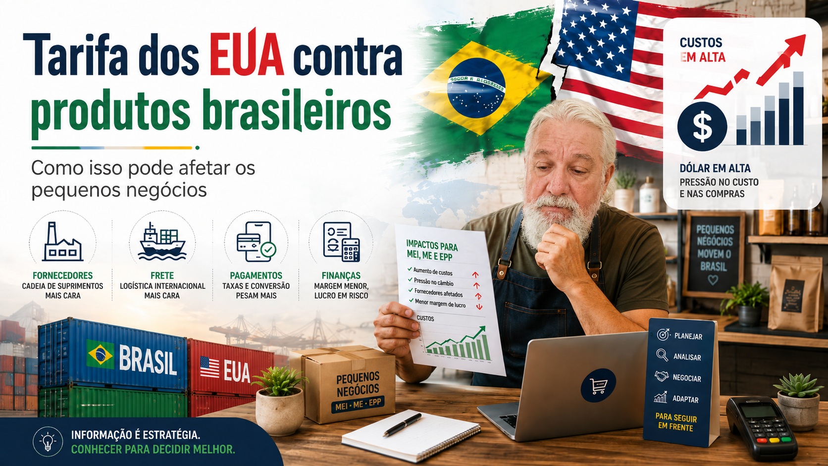 Tarifa dos EUA contra produtos brasileiros